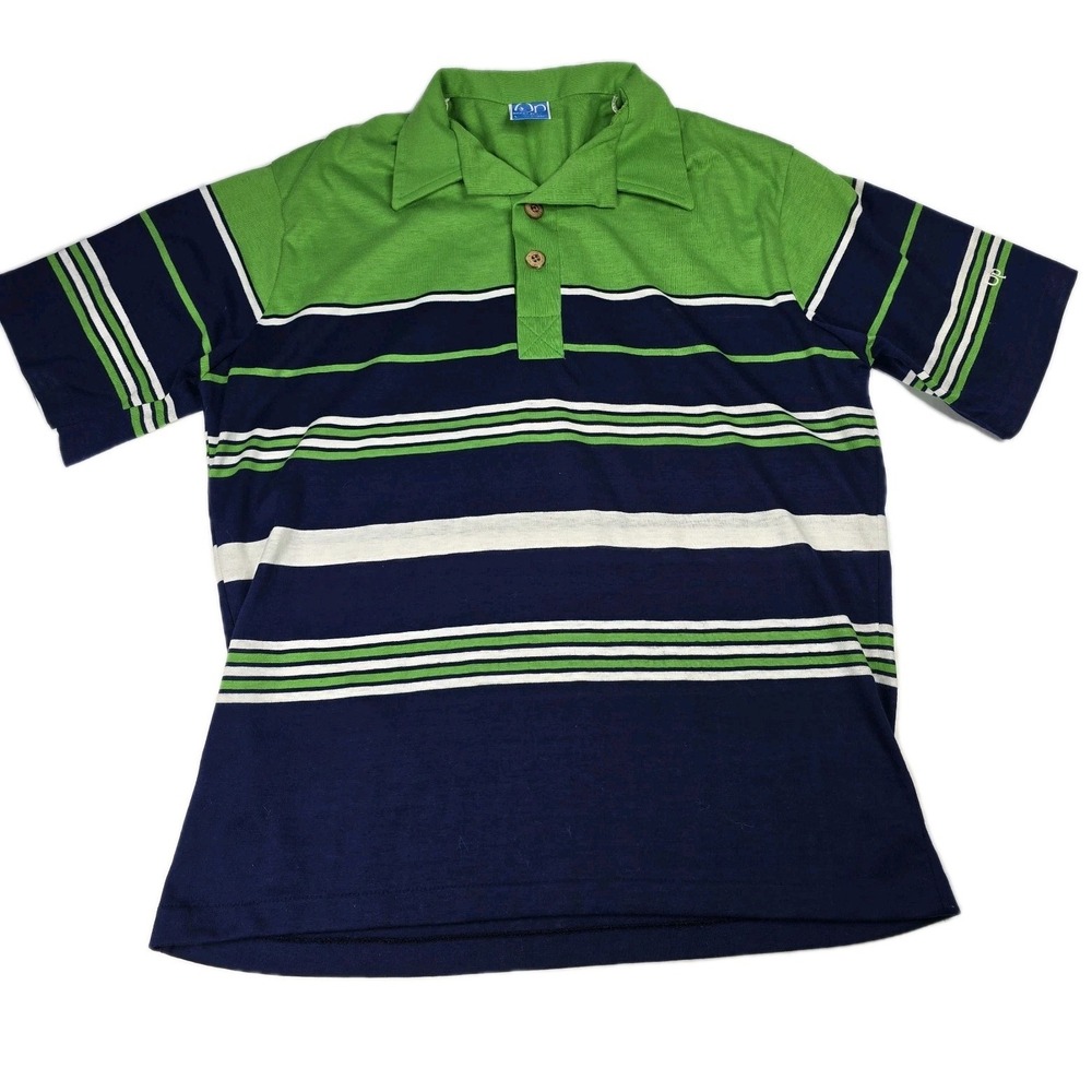 Vintage 1970s OP Ocean Pacific Sunwear Surf Polo Shirt L Surf Skate Fashion